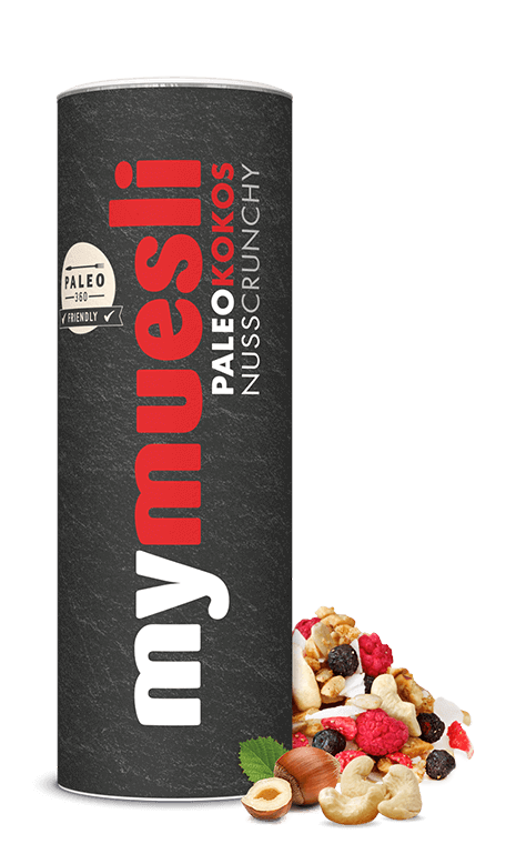 Steinzeit-Diät mit dem neuen Paleo Müsli ohne Getreide und low carb