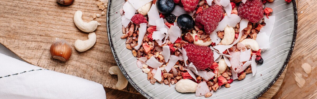 Paleo-Müsli zum Frühstück oder als Snack zwischendurch